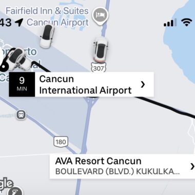 Uber em Cancun