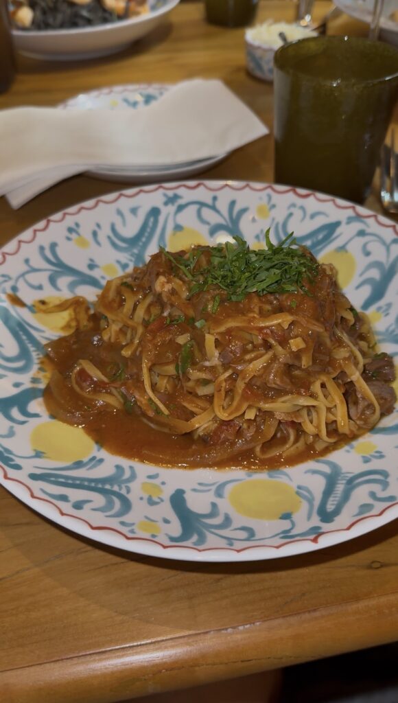 Tagliatele com Ragu de Carne do Mata Città