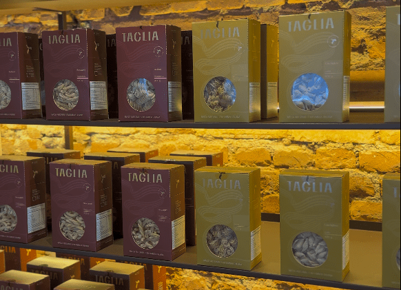 Massas artesanais à venda no Taglia
