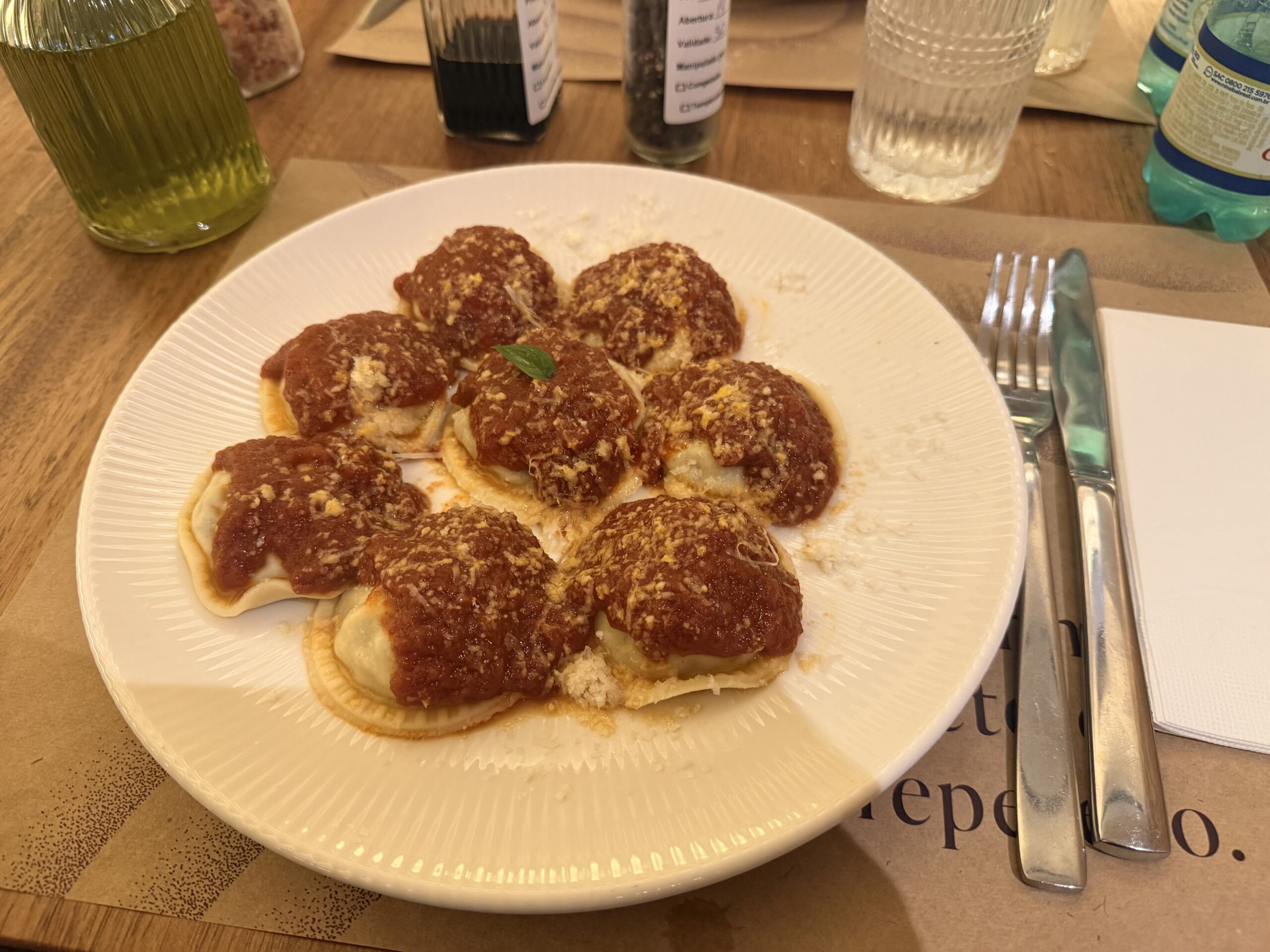 Sorrentino de fraldinha ao molho pomodoro do Taglia